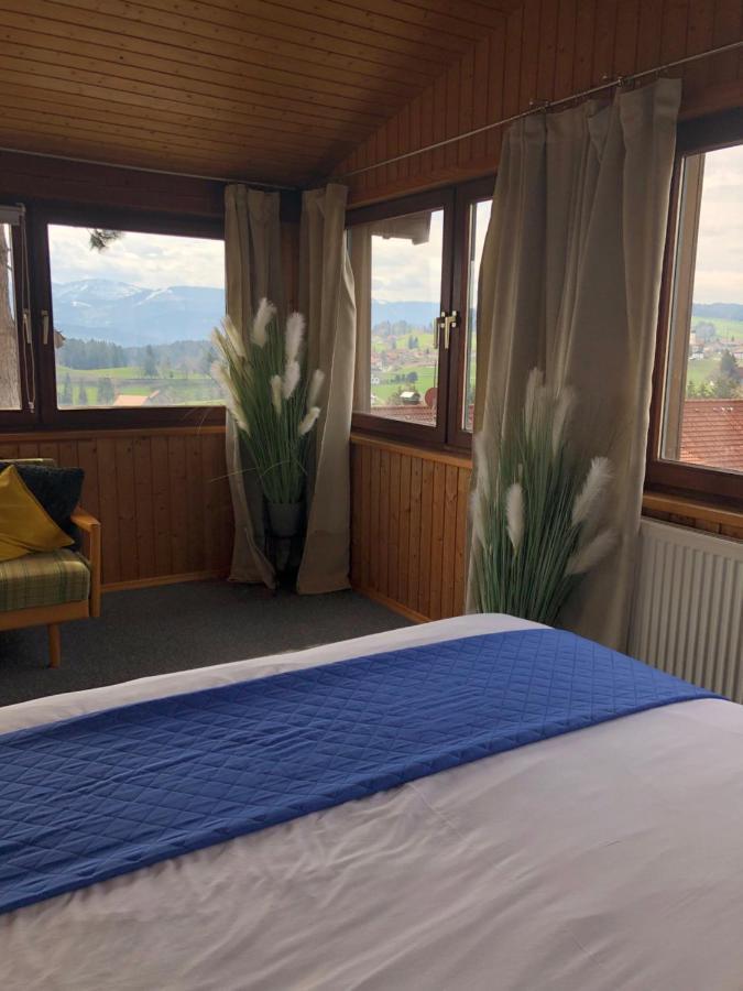 Panoramaapart - Alpzeit Im Westallgaeu Oberreute Exteriör bild
