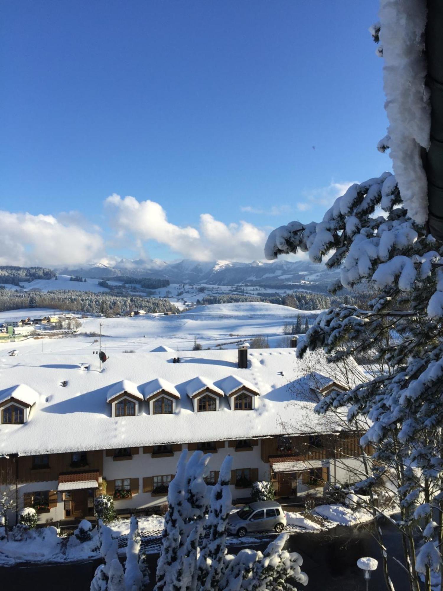 Panoramaapart - Alpzeit Im Westallgaeu Oberreute Exteriör bild